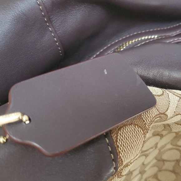 🤎🤎 COACH Lexy Signature Shoulder Bag & Matching Wristlet Wallet 🤎🤎 - Picture 13 of 15